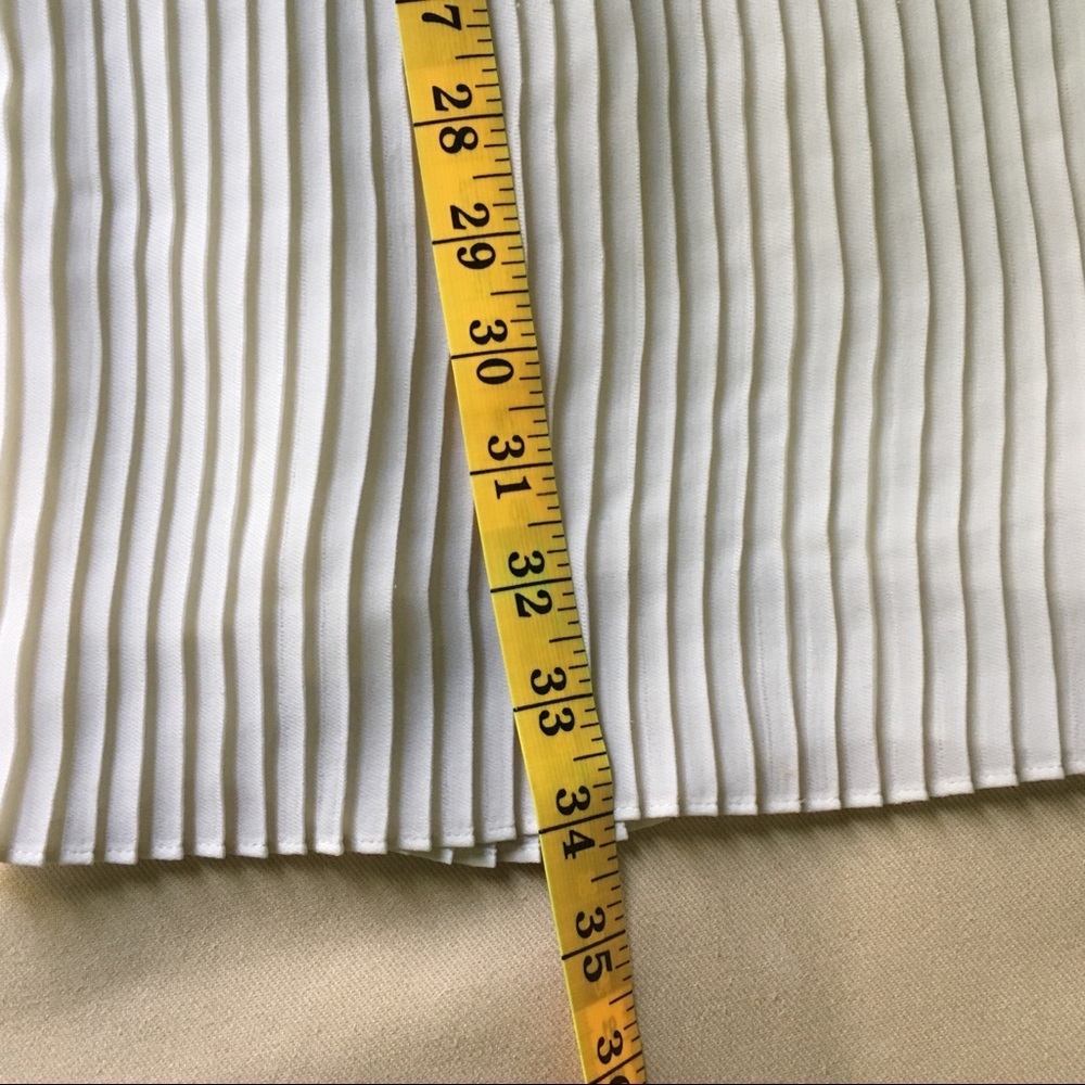 Parker Pleated Party Dress Ivory Size Medium NWOT! - Picture 6 of 8